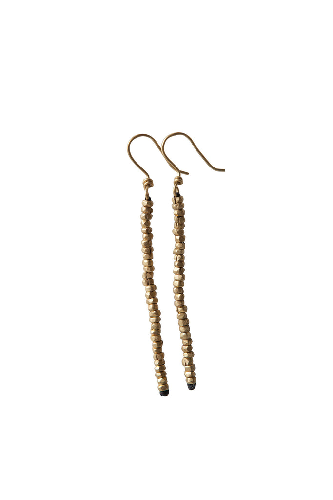 Brass Link Earrings