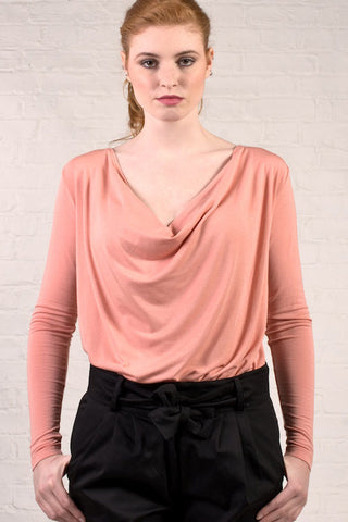 Queenie Top - Peach