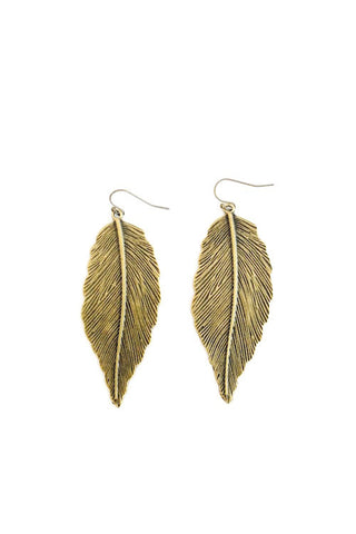 Inspire Earrings - Antique Bronze