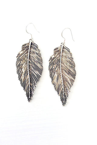 Inspire Earrings - Antique Silver