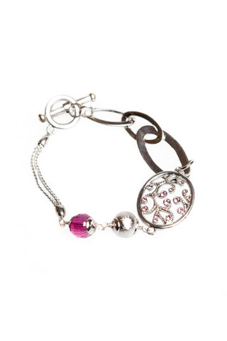 Pink Filigree Bracelet