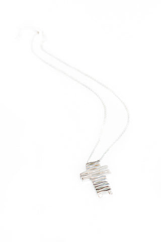 Cascading Cross Necklace