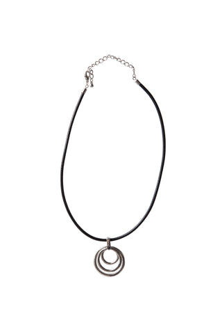 Circles Necklace - Black