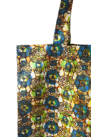 Tanzanian Dream - Lime Green Shopping Bag