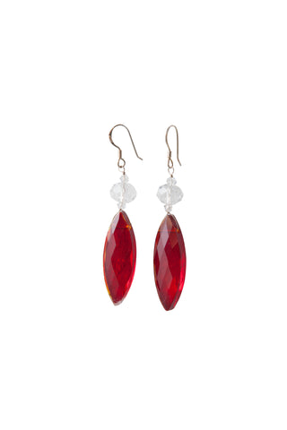 Barbara Earrings - Red