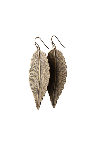 Inspire Earrings - Antique Bronze