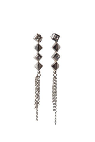 Diamond Tassel Earrings